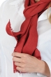 Cashmere & Zijde accessoires sjaals scarva koper rood 170x25cm